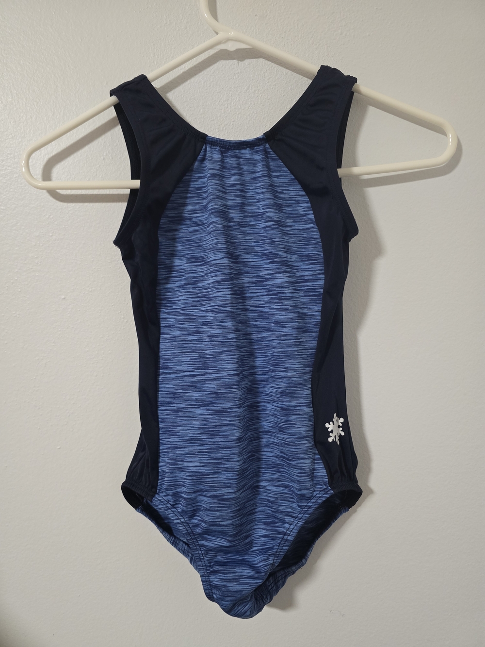 Snowflake Designs Gymnastics or Dance Leotard AXS Blue